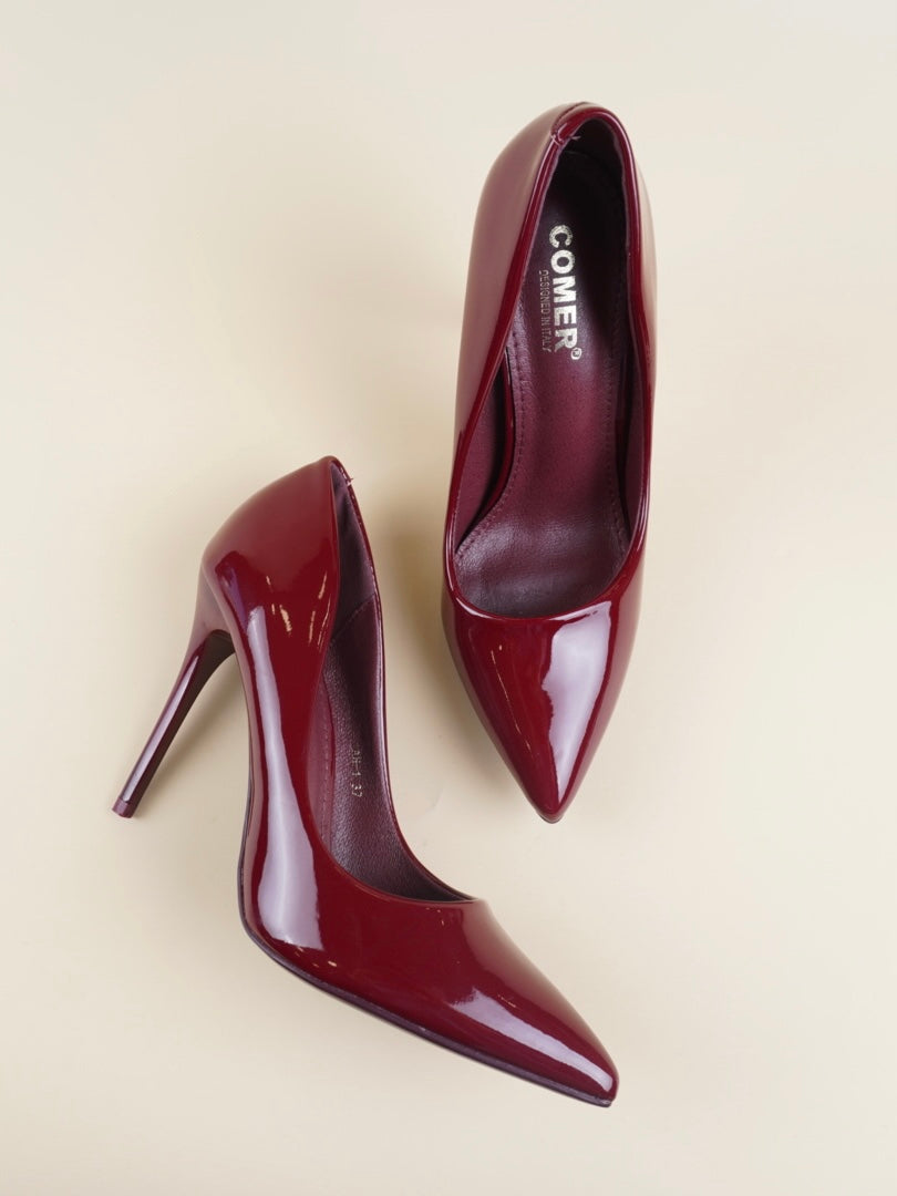 Classic High Heels - Wine