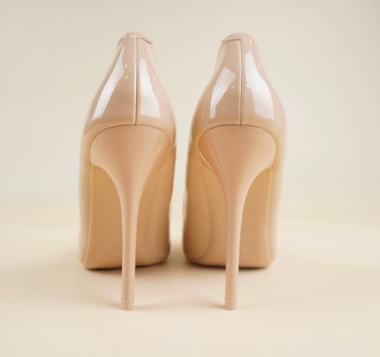 Classic High Heels - Beige