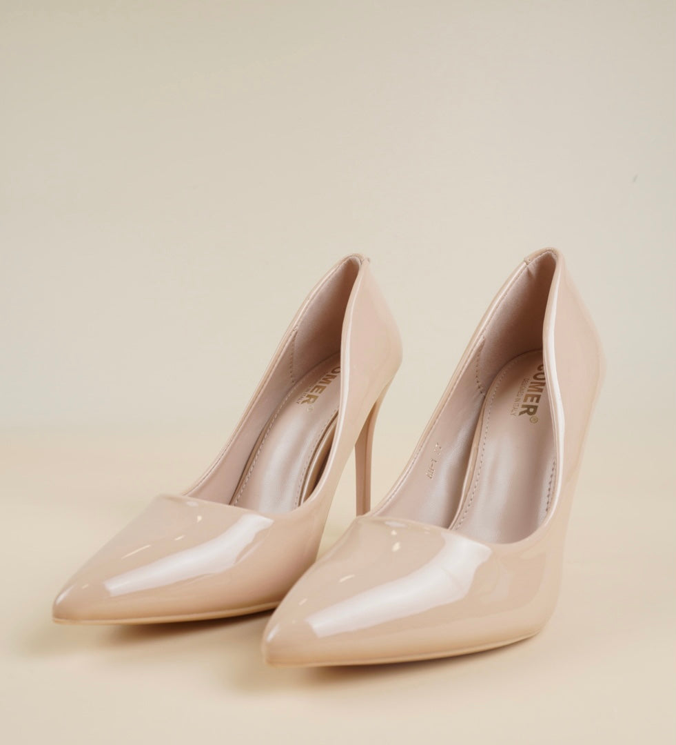 Classic High Heels - Beige