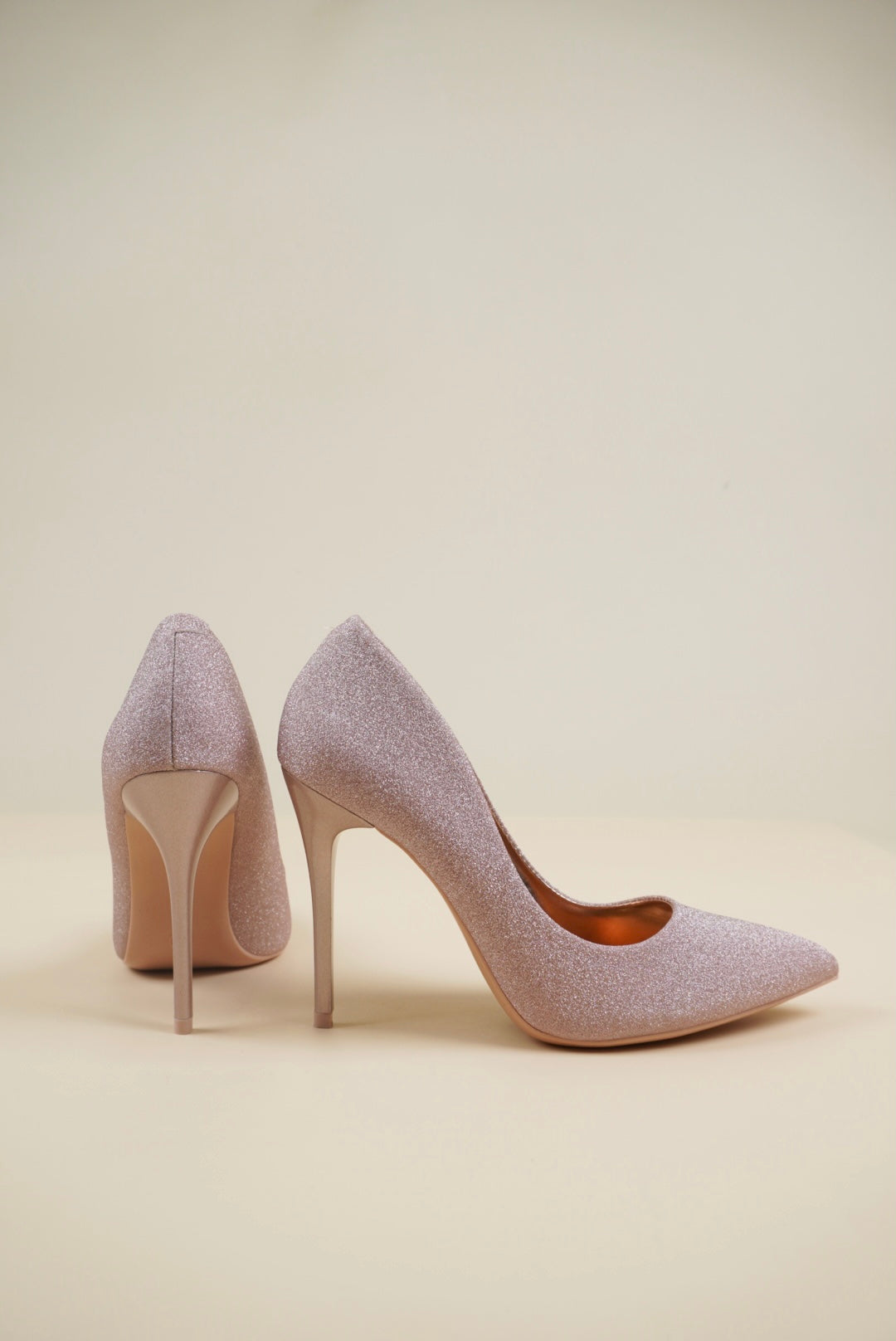 Shimmer Pumps - Champagne