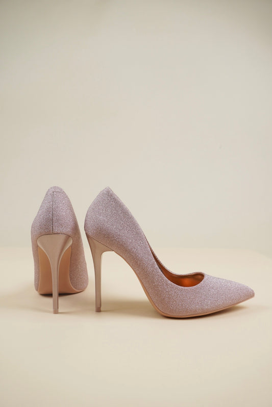 Shimmer Pumps - Champagne