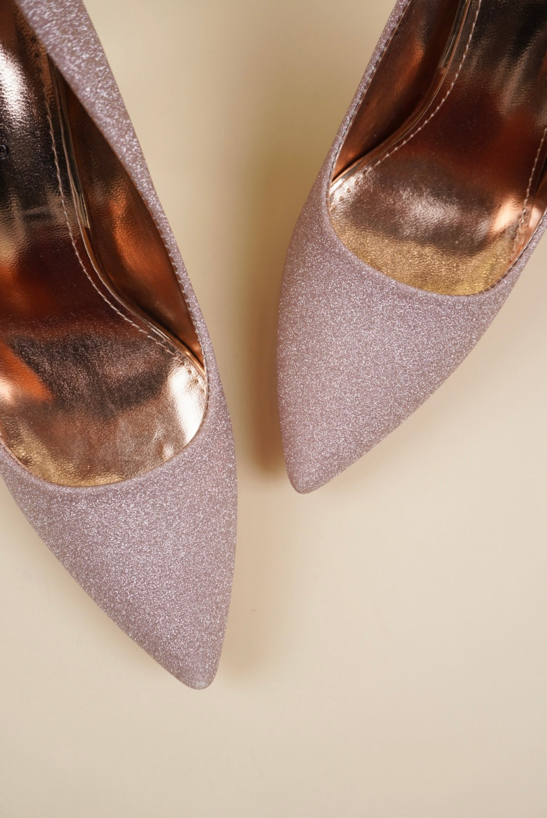 Shimmer Pumps - Champagne