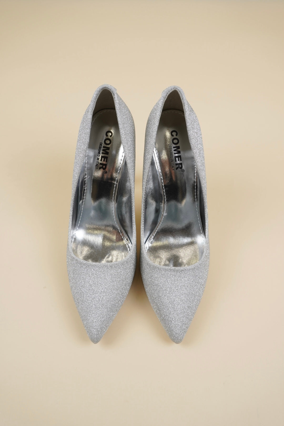 Shimmer Pumps - Silver