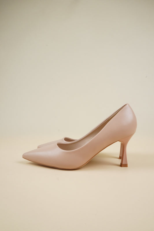 Office Pumps - Nude