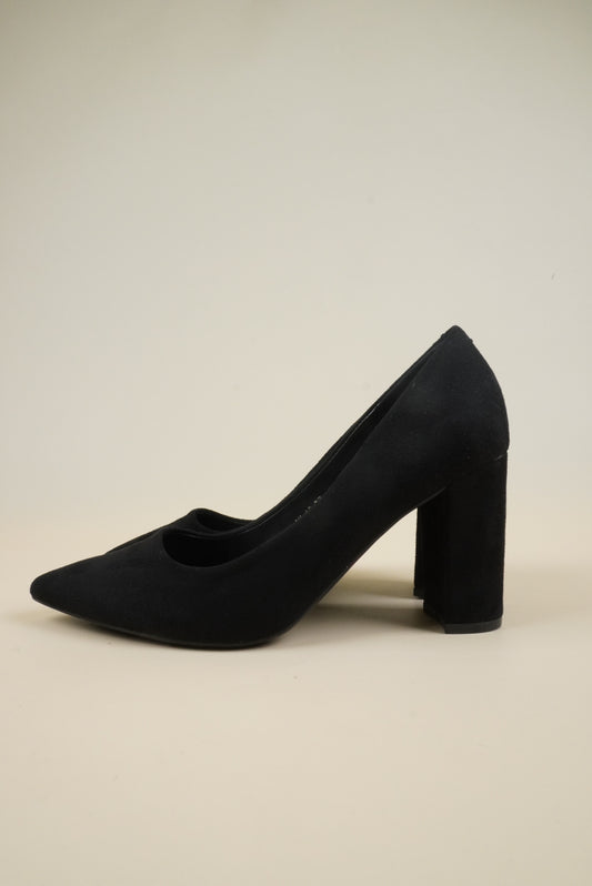 Suede Pumps - Black