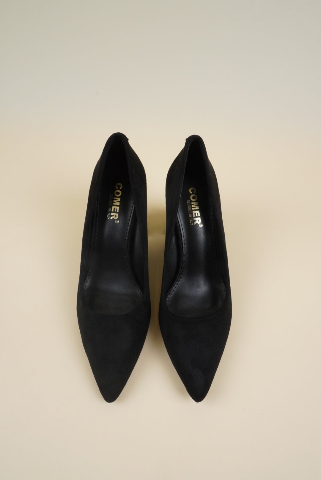 Suede Pumps - Black