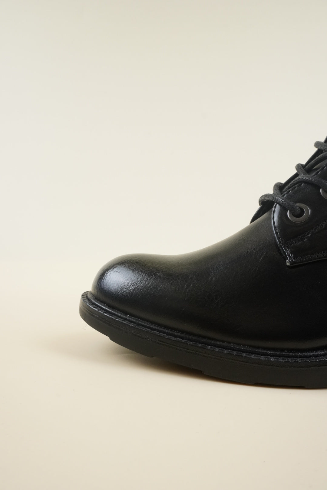 Zipper Ankle Boots - Black