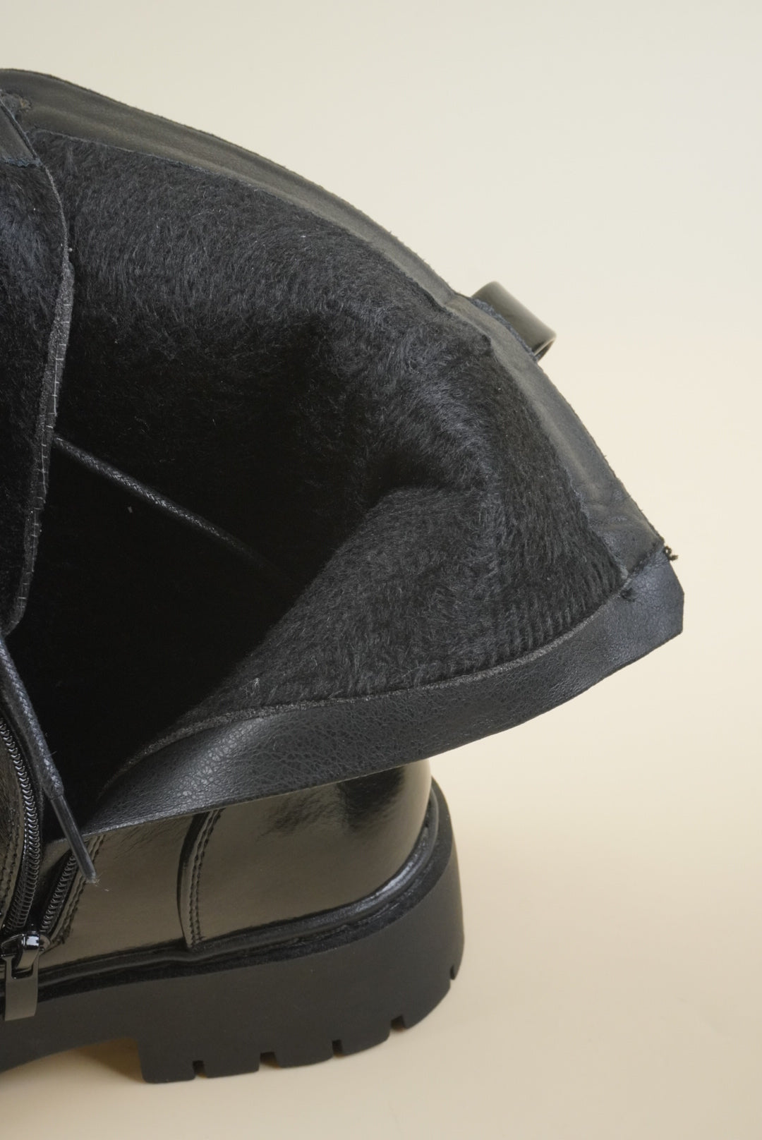 Combat Boots - Mirror Patent Black