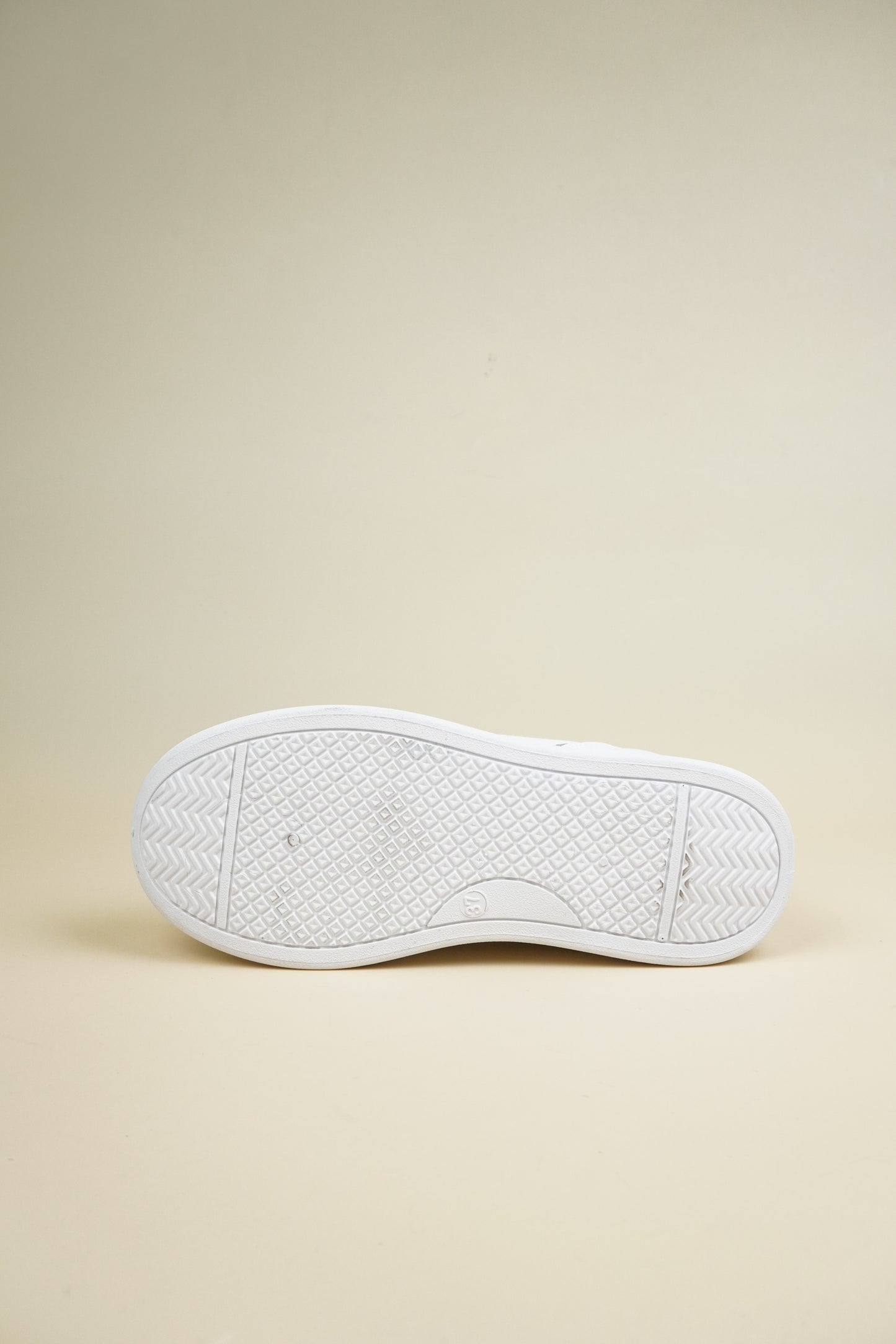 Platform Sneakers - White/Silver