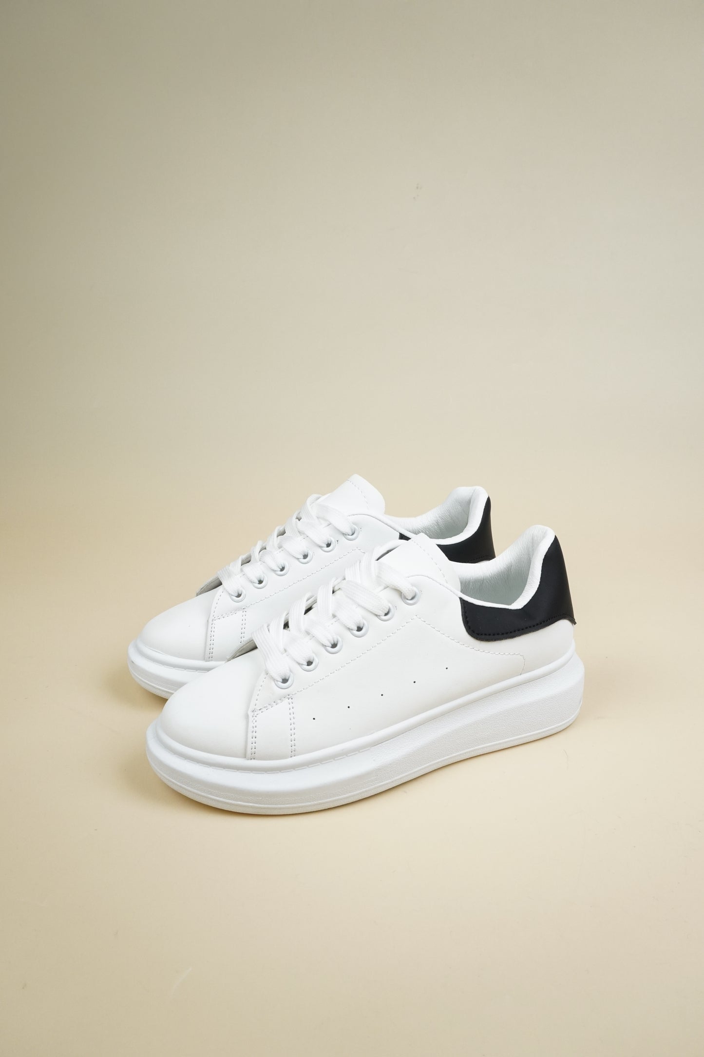 Classic Platform Sneakers - White