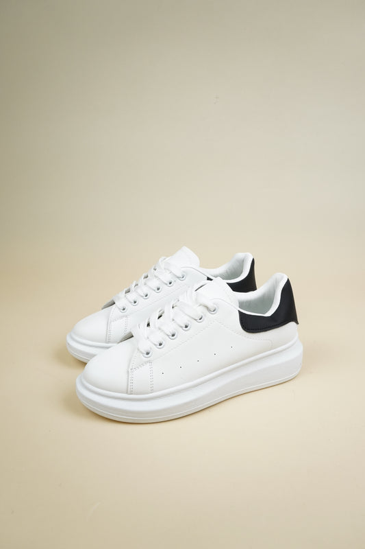 Classic Platform Sneakers - White