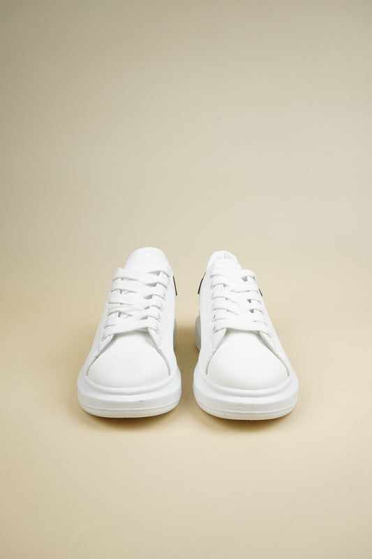 Classic Platform Sneakers - White
