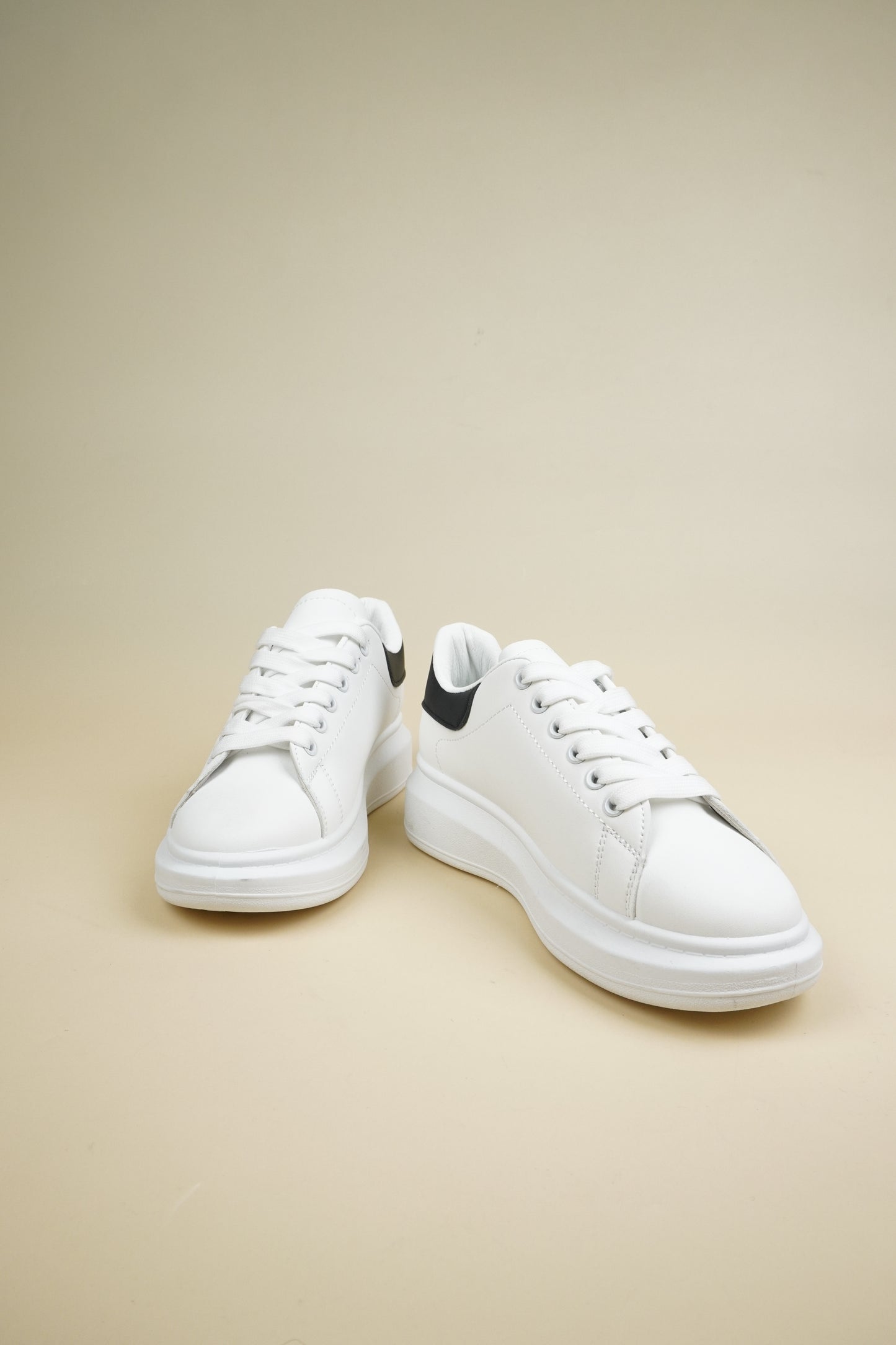 Classic Platform Sneakers - White