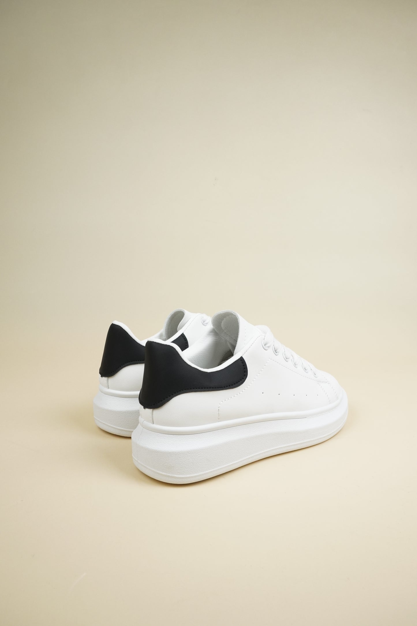 Classic Platform Sneakers - White