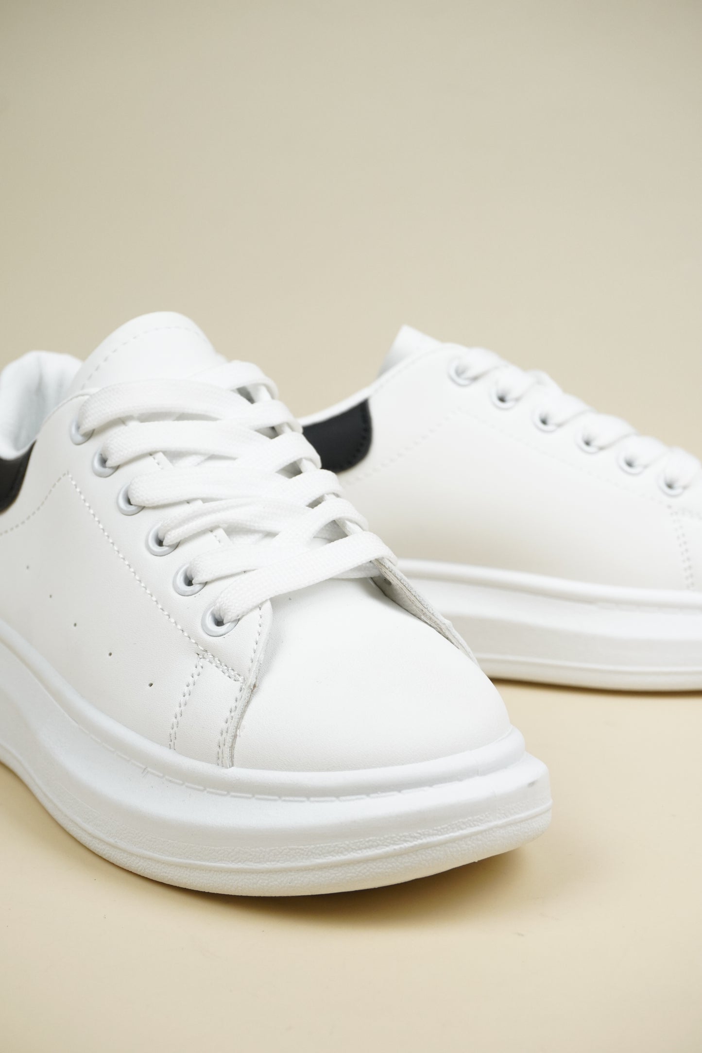 Classic Platform Sneakers - White