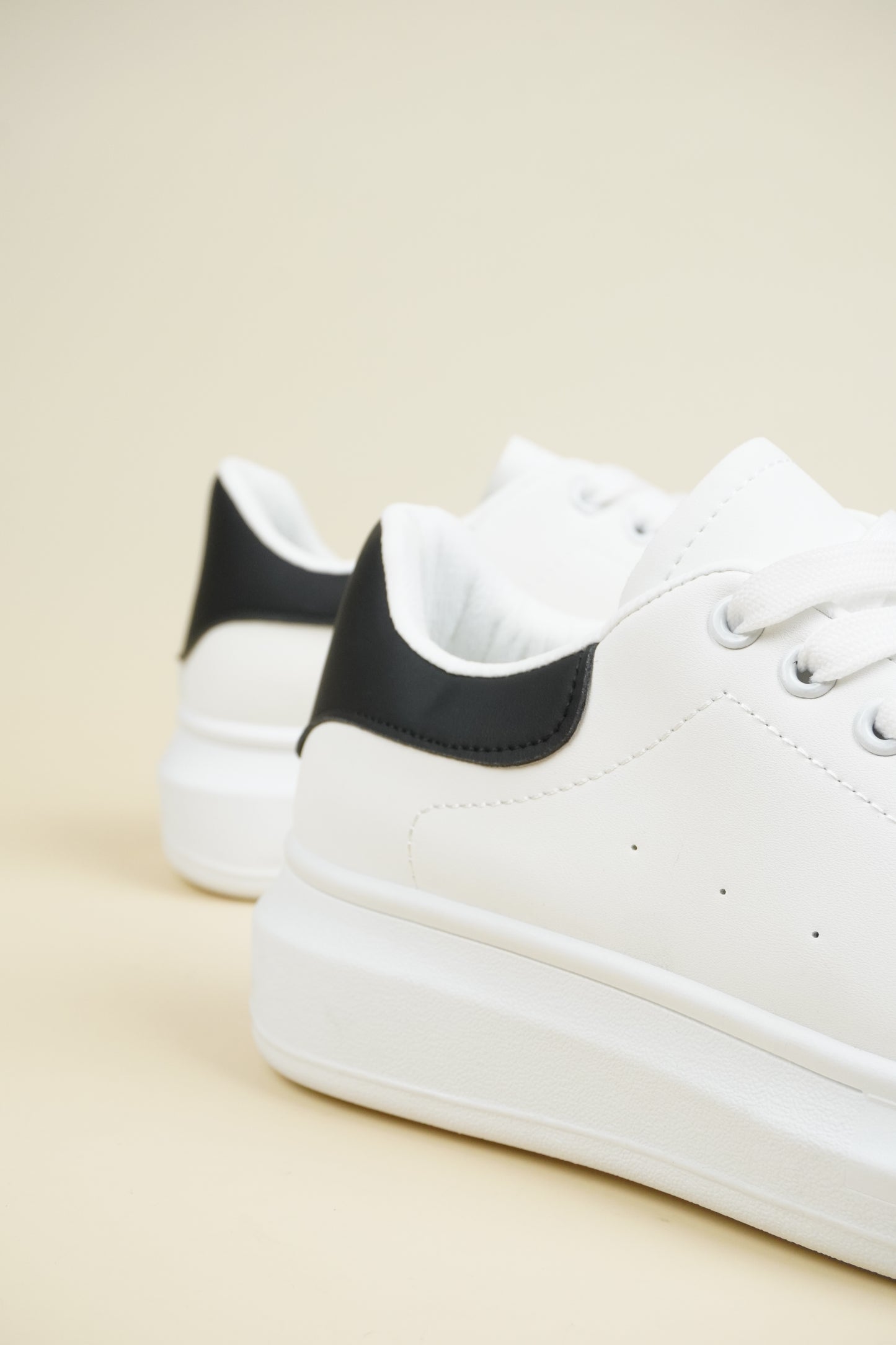 Classic Platform Sneakers - White