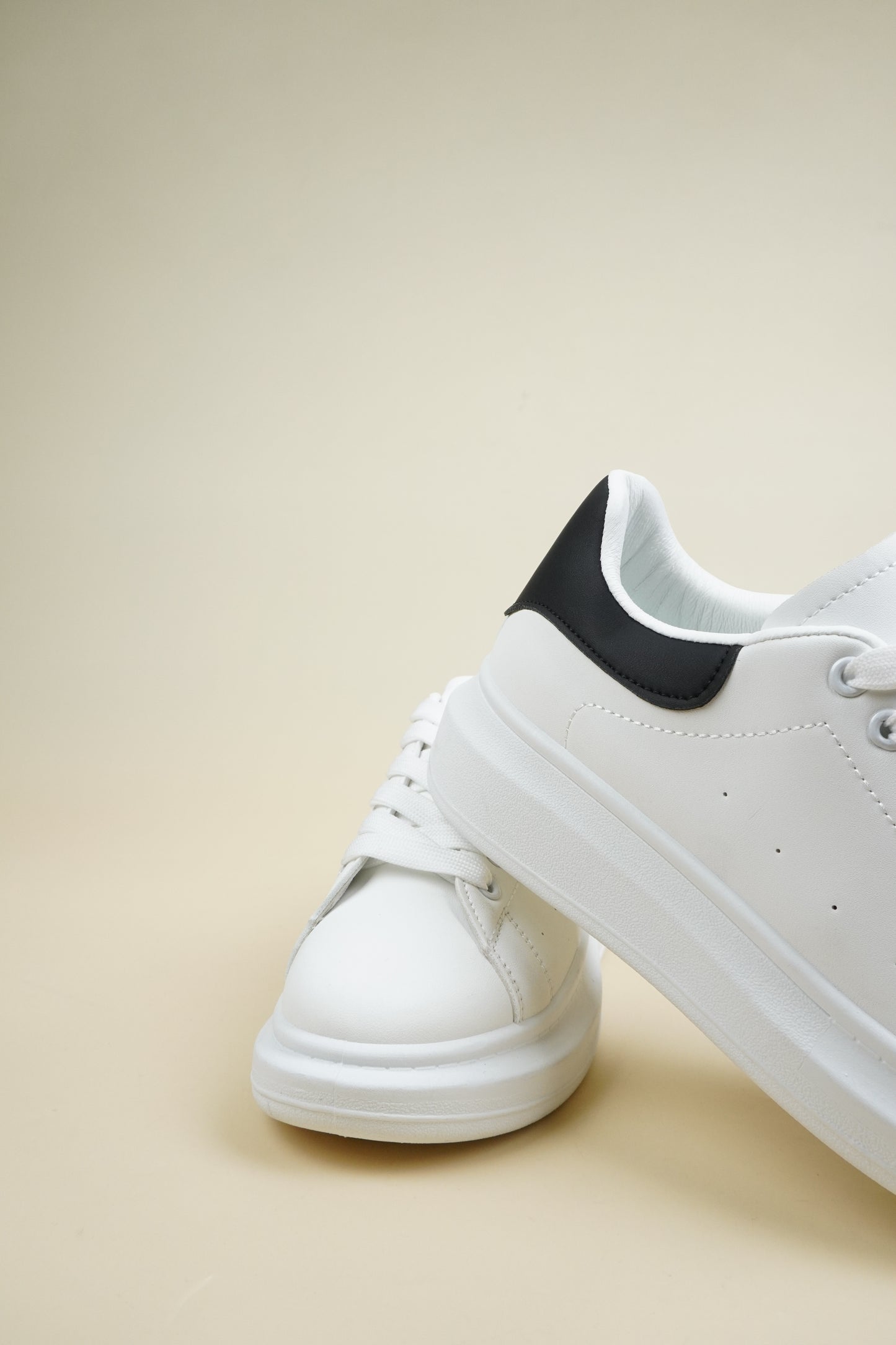 Classic Platform Sneakers - White