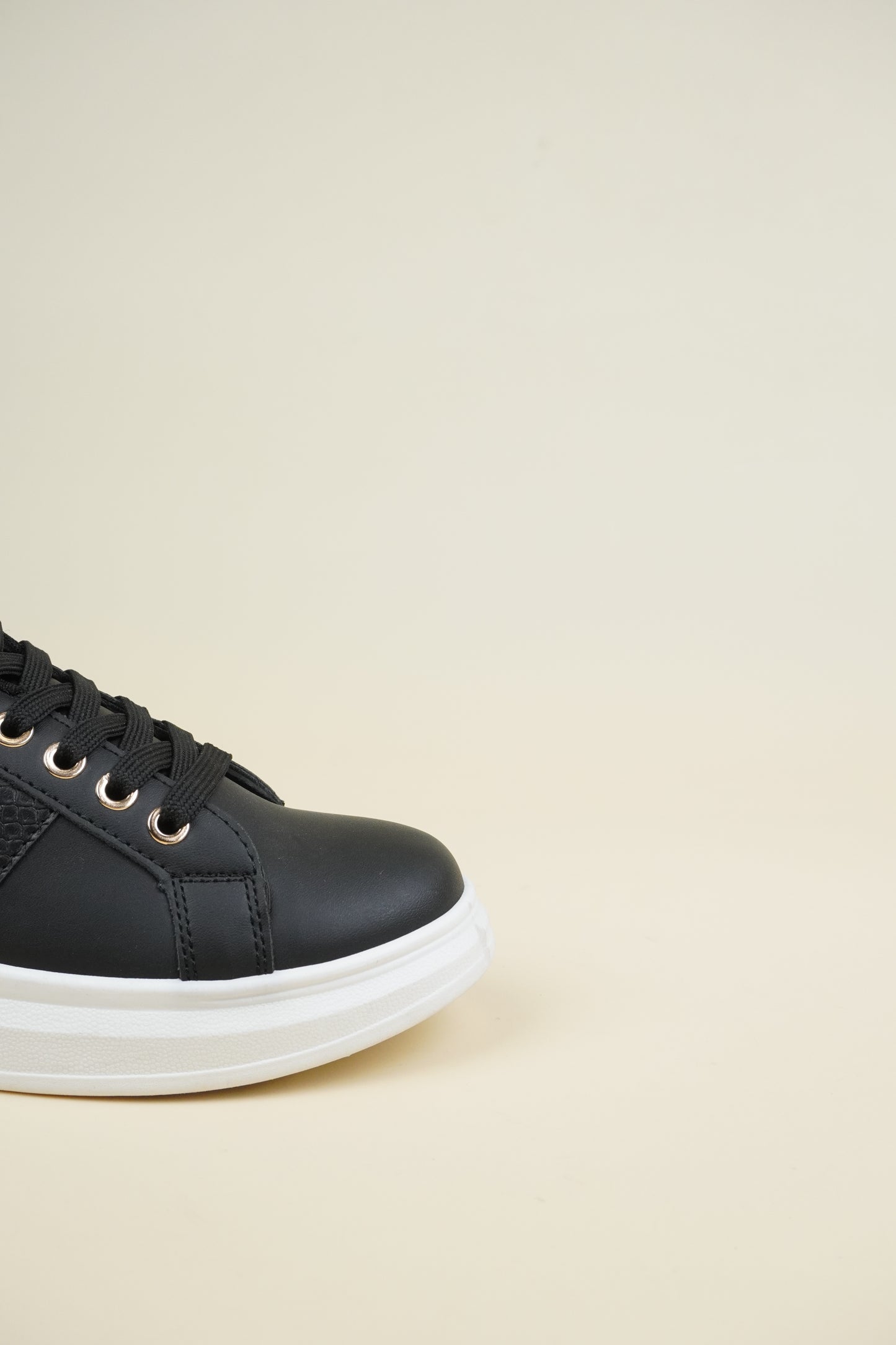 Wedge Sneakers - Black