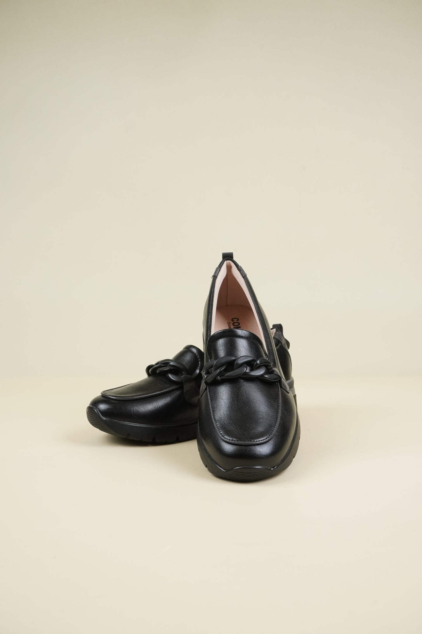 Ladies' Wedge Loafers - Black