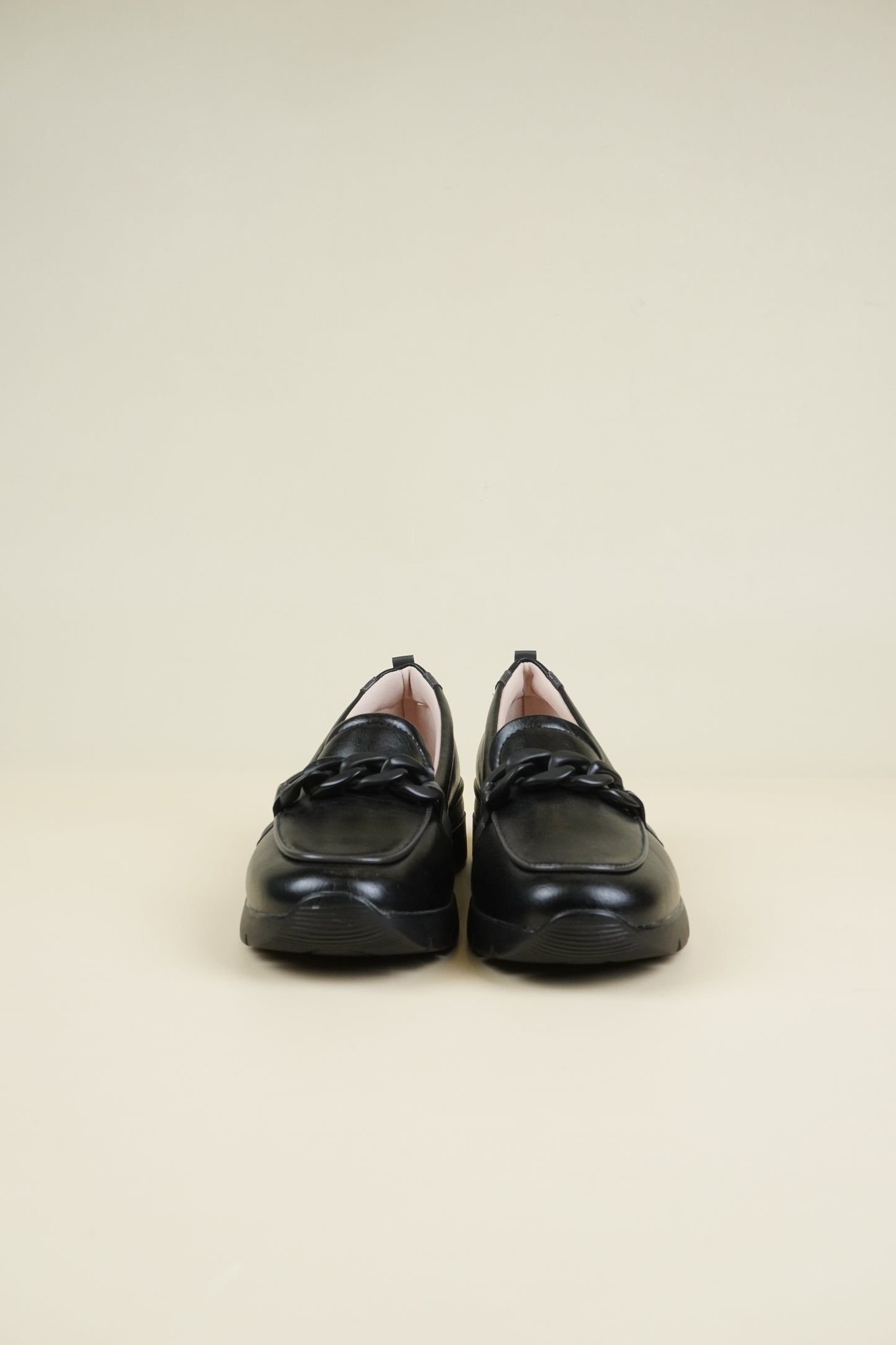 Ladies' Wedge Loafers - Black