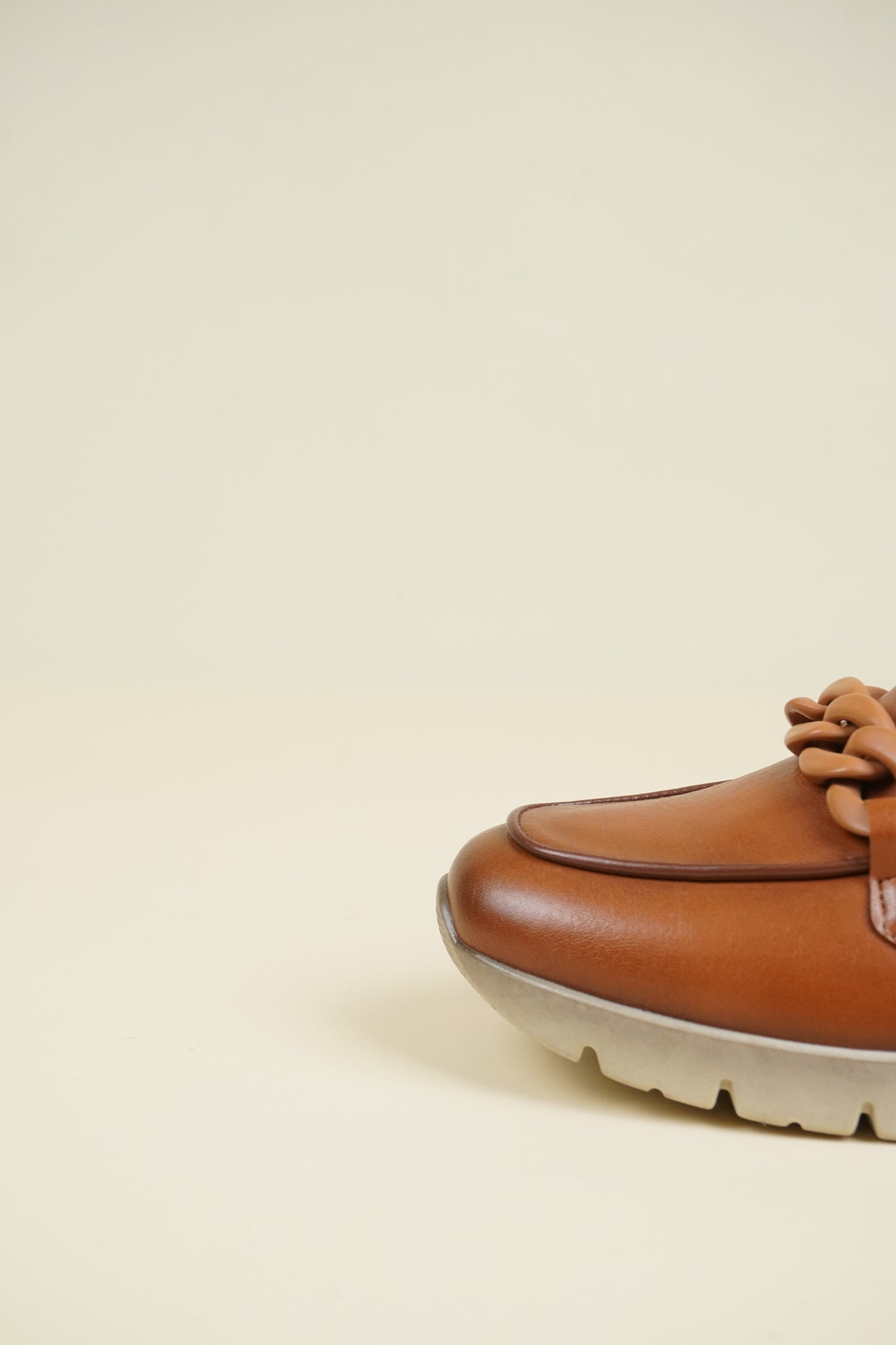 Ladies' Wedge Loafers - Camel