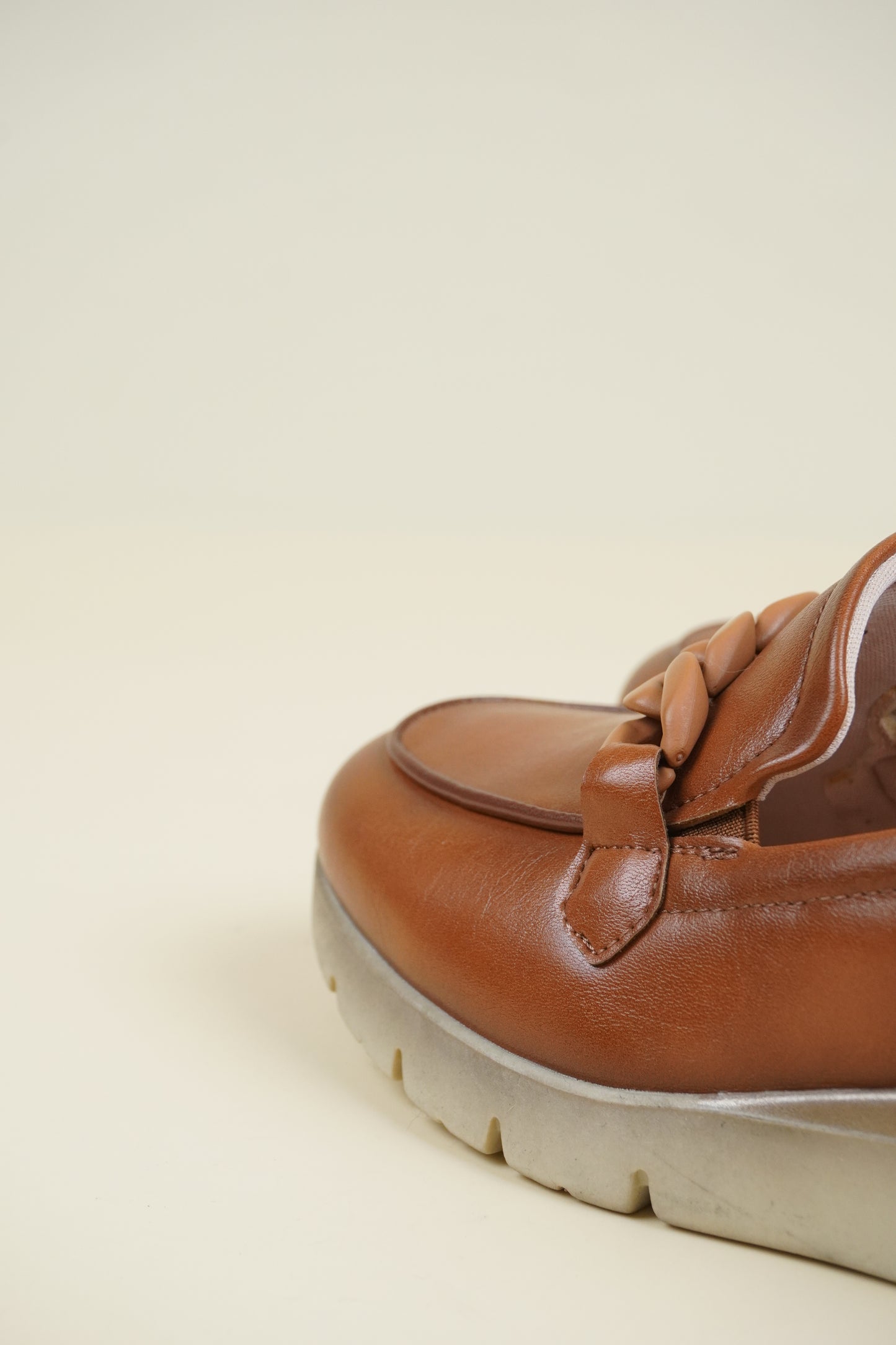 Ladies' Wedge Loafers - Camel