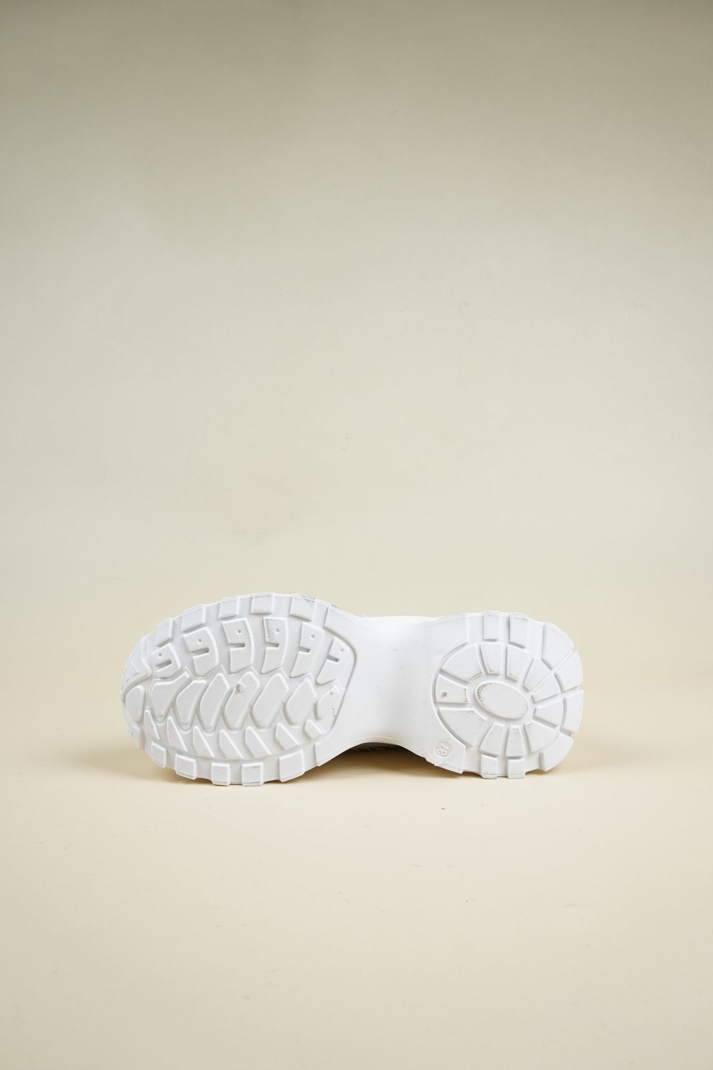 Chunky Sherpa Sneakers - White