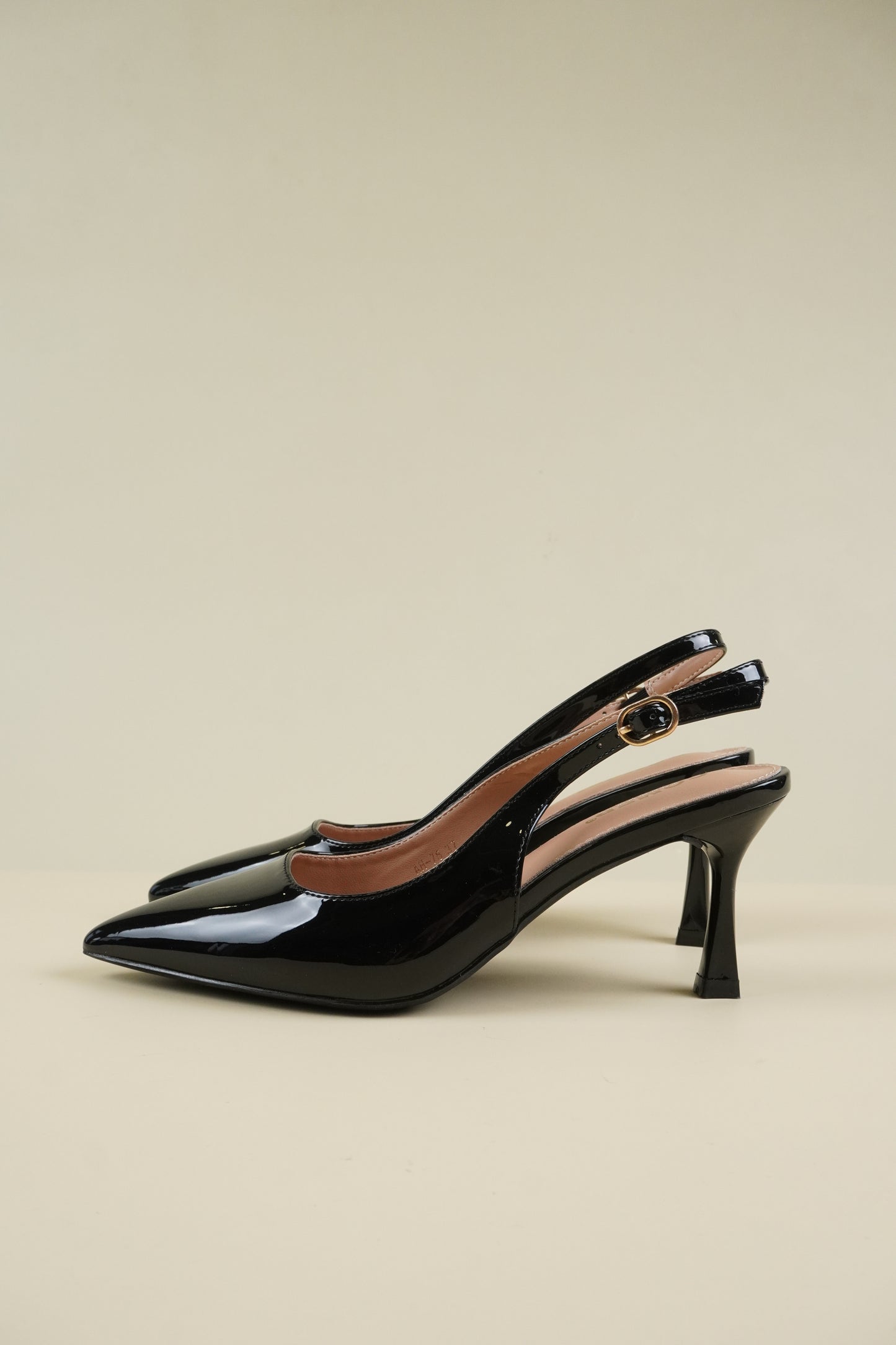 Classic Slingback Heels - Black