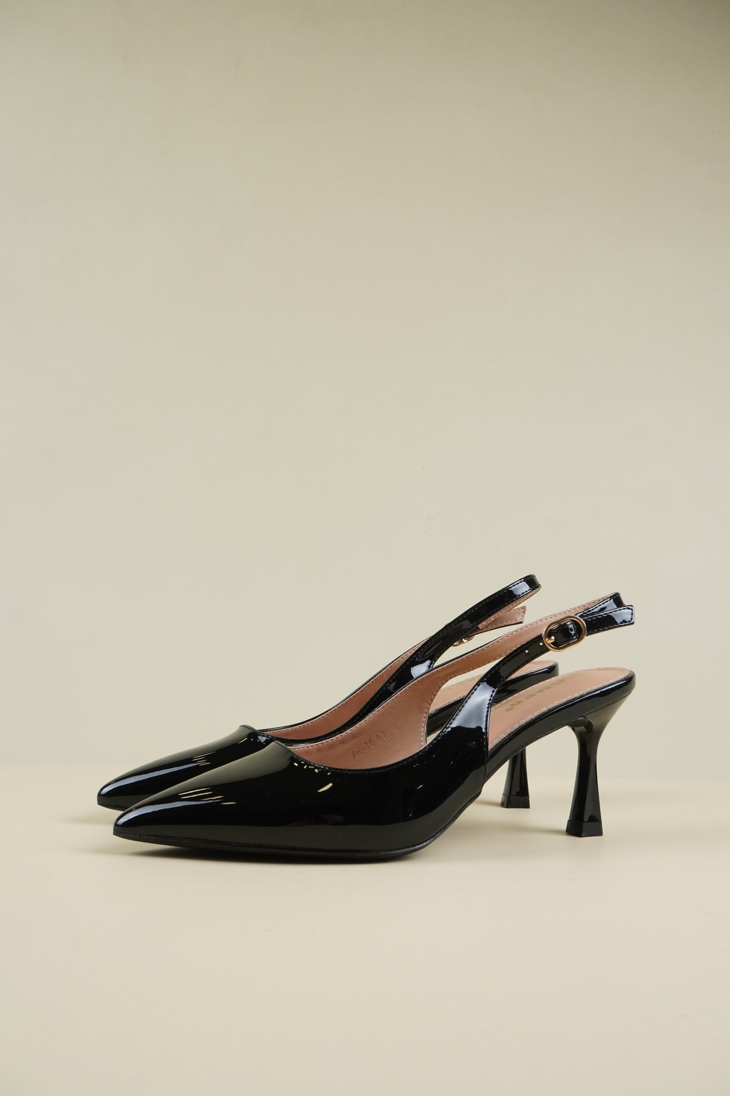 Classic Slingback Heels - Black