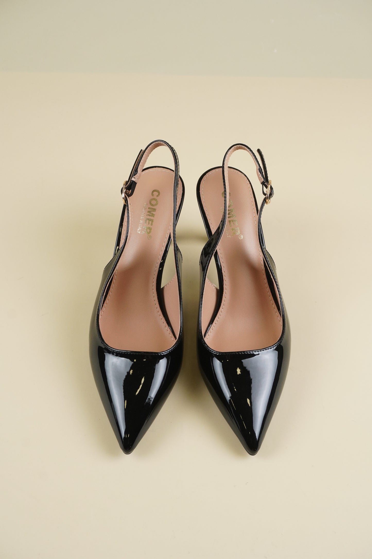 Classic Slingback Heels - Black