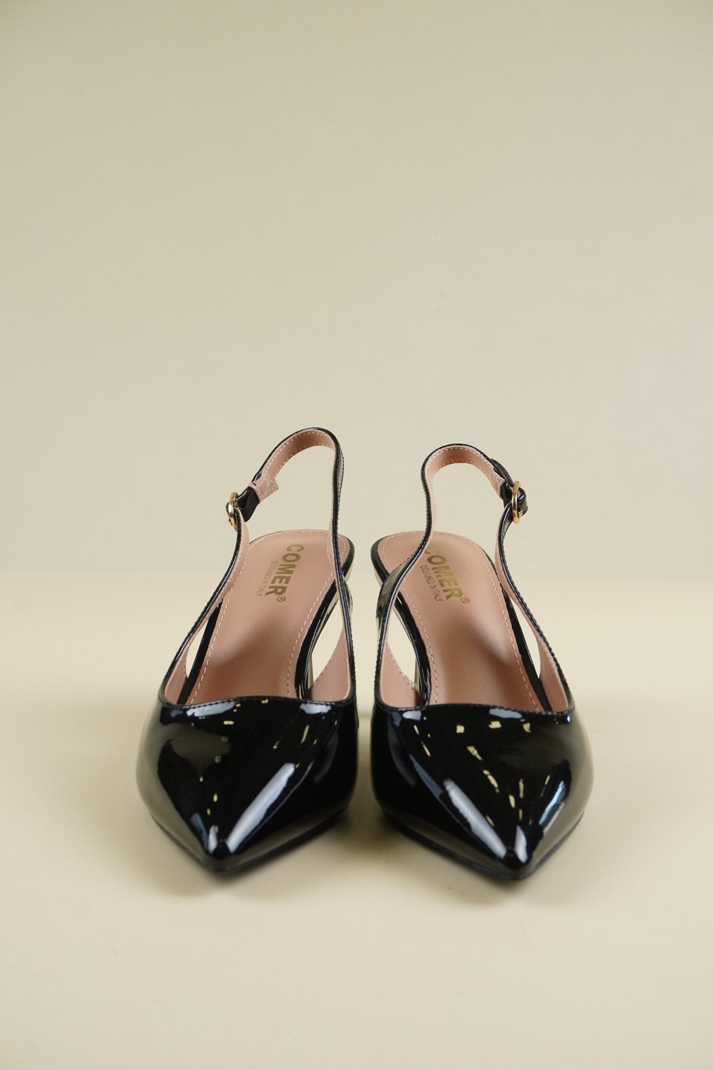 Classic Slingback Heels - Black