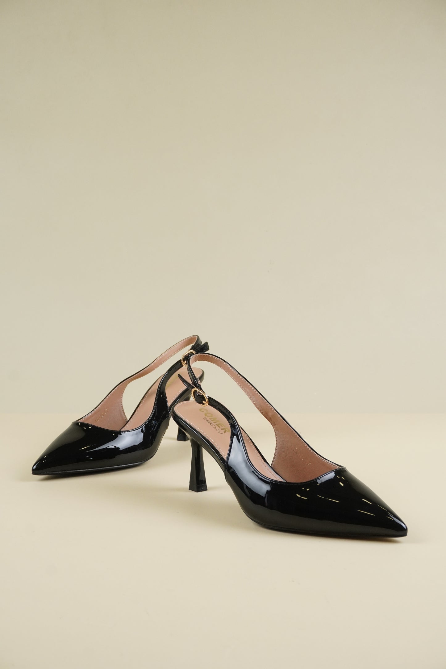 Classic Slingback Heels - Black