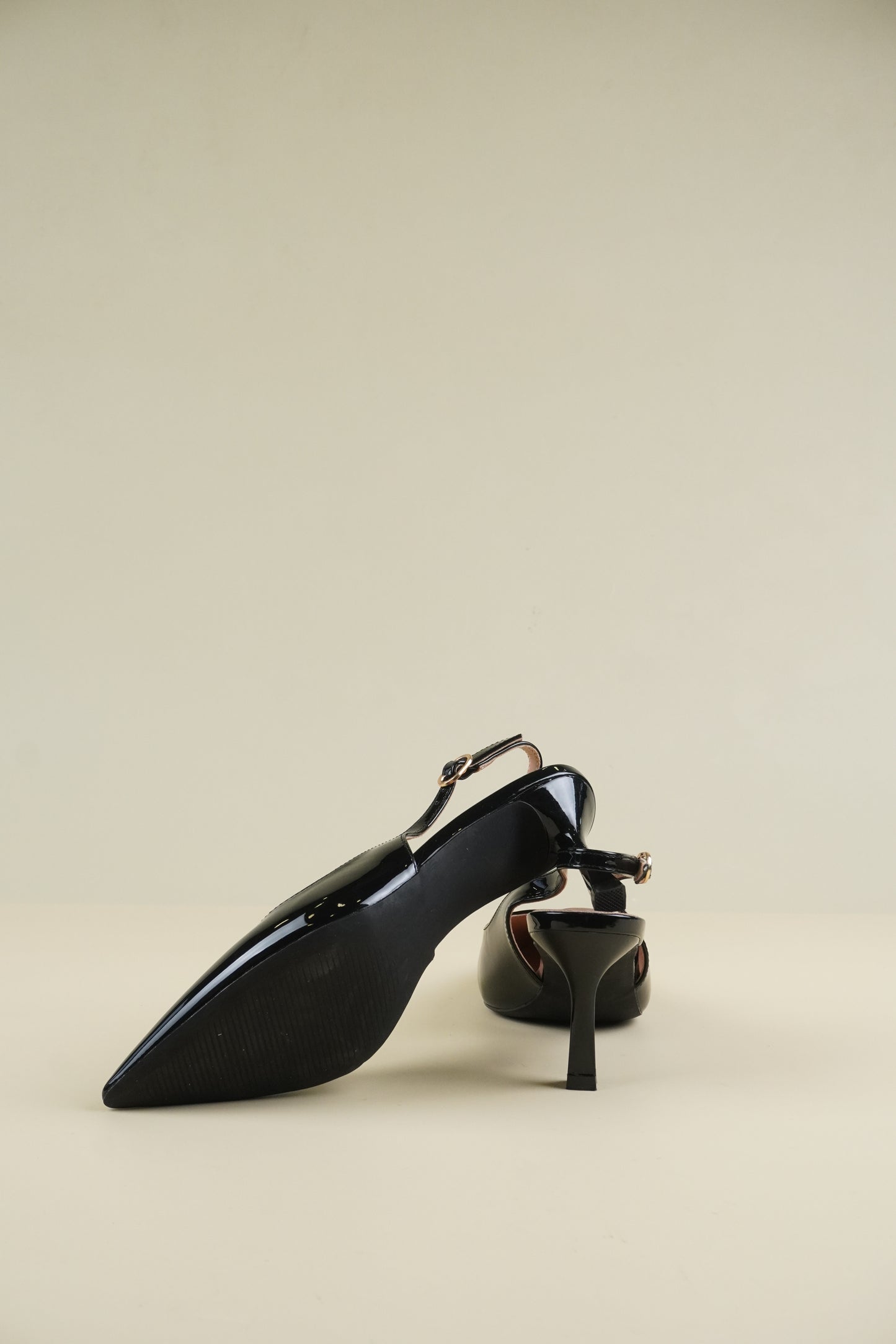 Classic Slingback Heels - Black