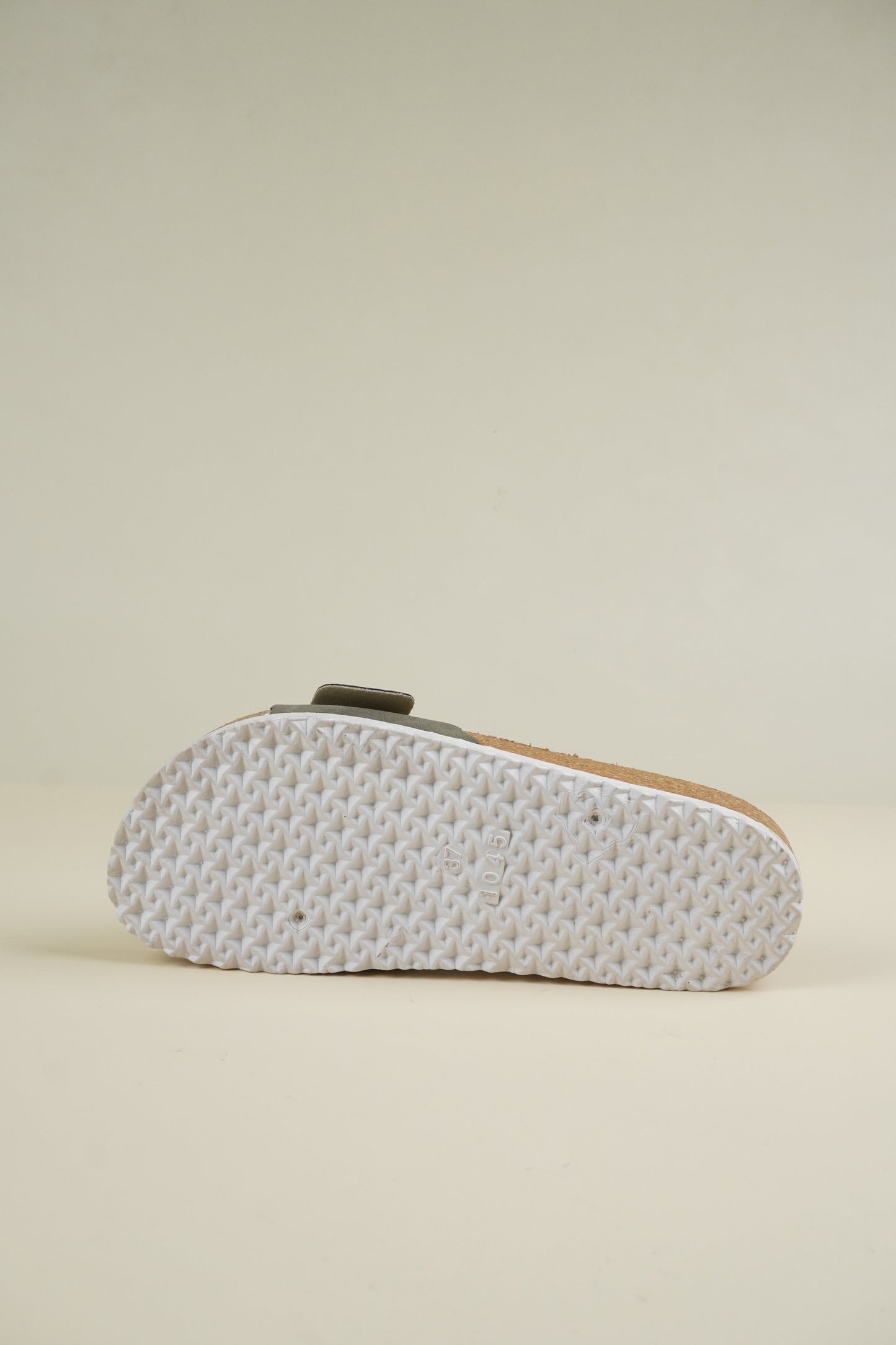 Single-Buckle Slippers - Green