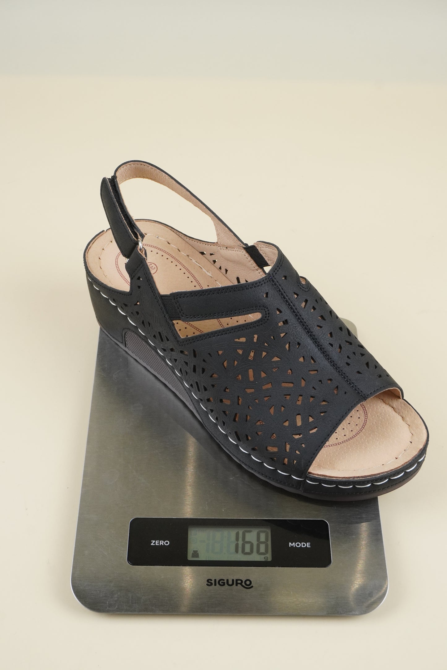 Open-Toe Wide-Fit Sandals - Blue