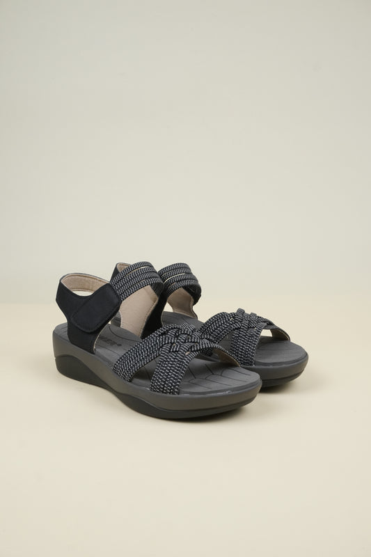 Women's Flex Comfort Sandals - Black