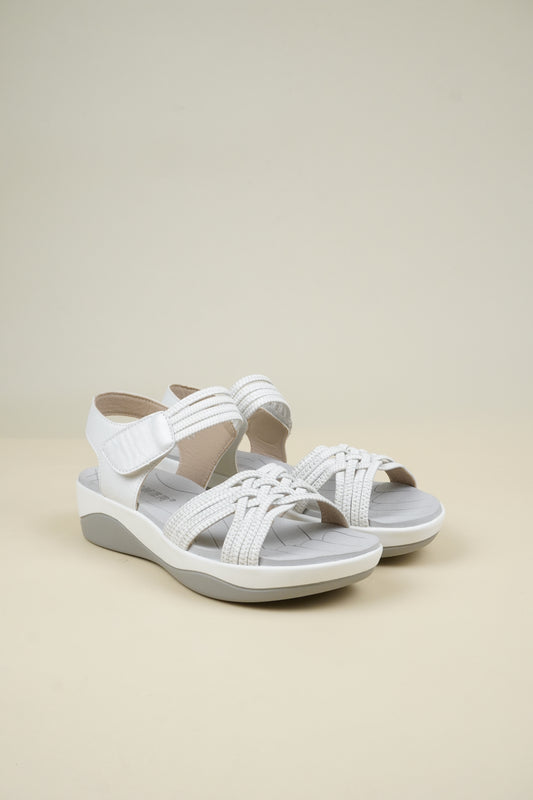 Women's Flex Comfort Sandals - White