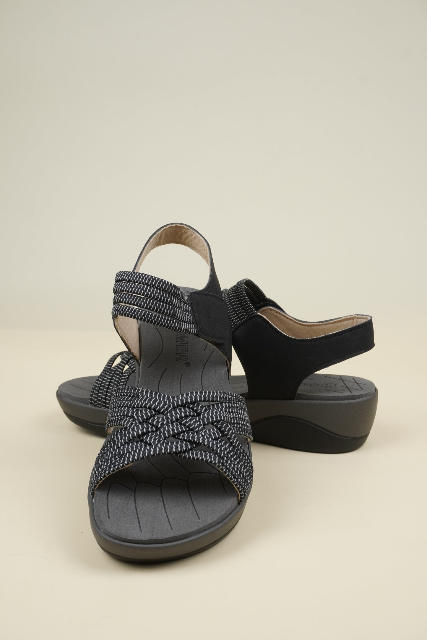 Women's Flex Comfort Sandals - Black