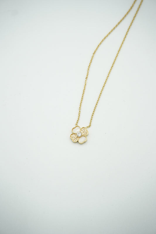 Négylevelű Lóhere Kulcscsont Nyaklánc