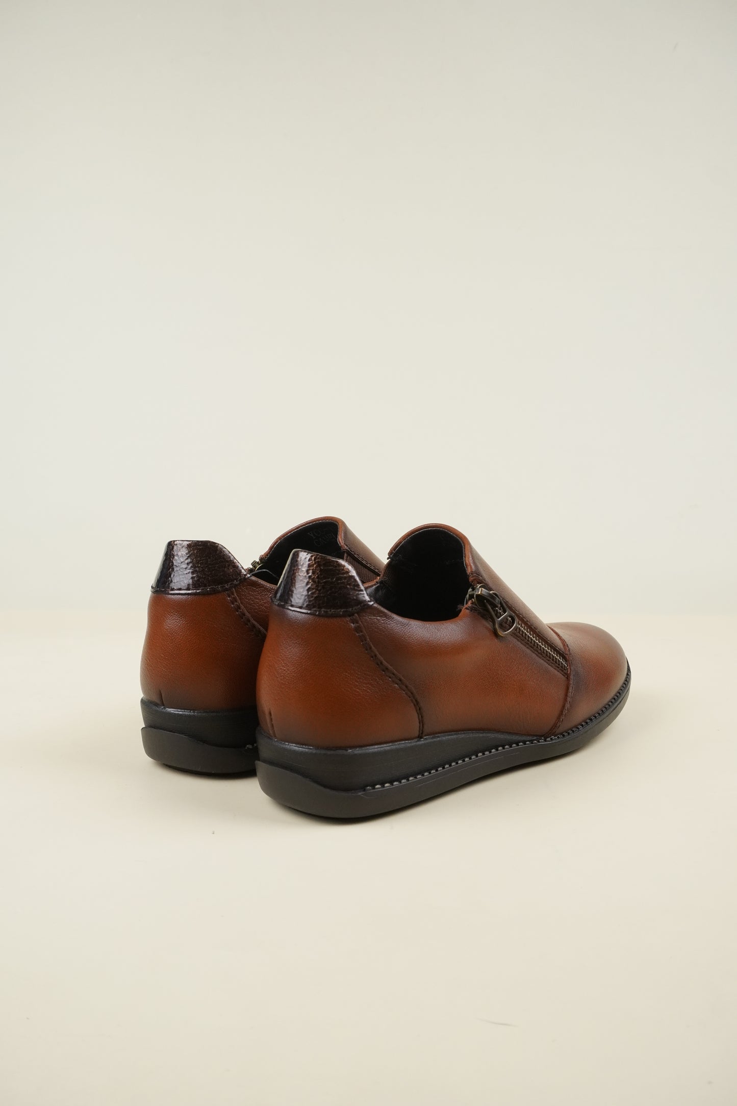 Comfort Slip-On Women's Shoes - Camel