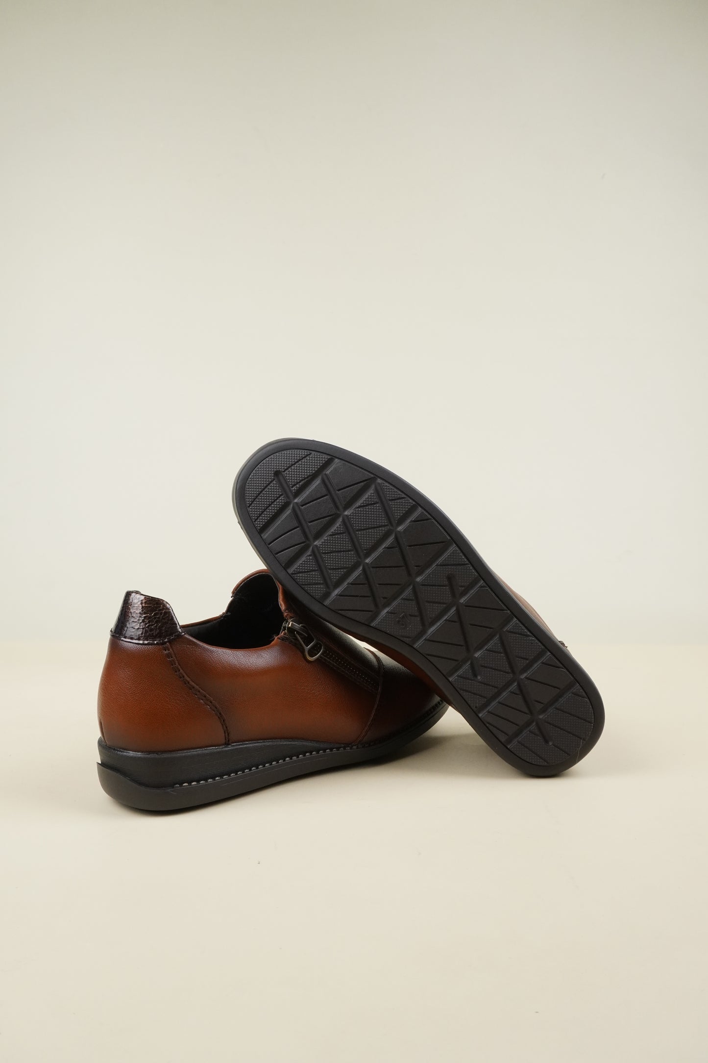 Comfort Slip-On Women's Shoes - Camel