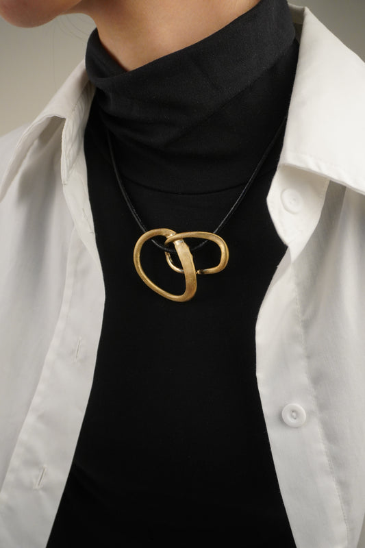 Fém Díszes Zsinór Nyaklánc