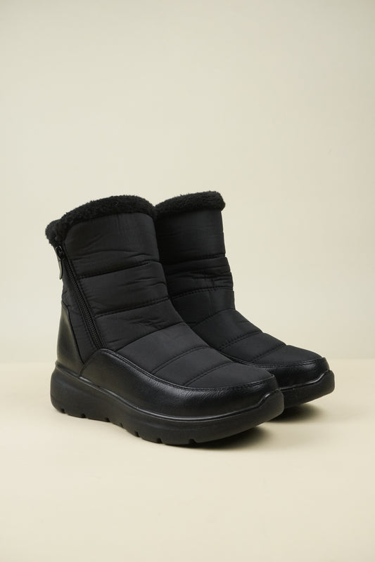 Women's Winter Snow Boots - Black