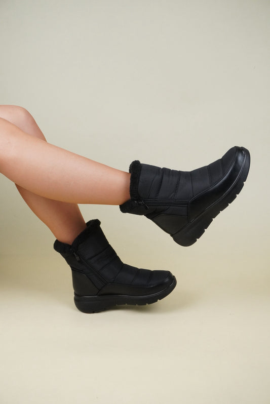 Women's Winter Snow Boots - Black