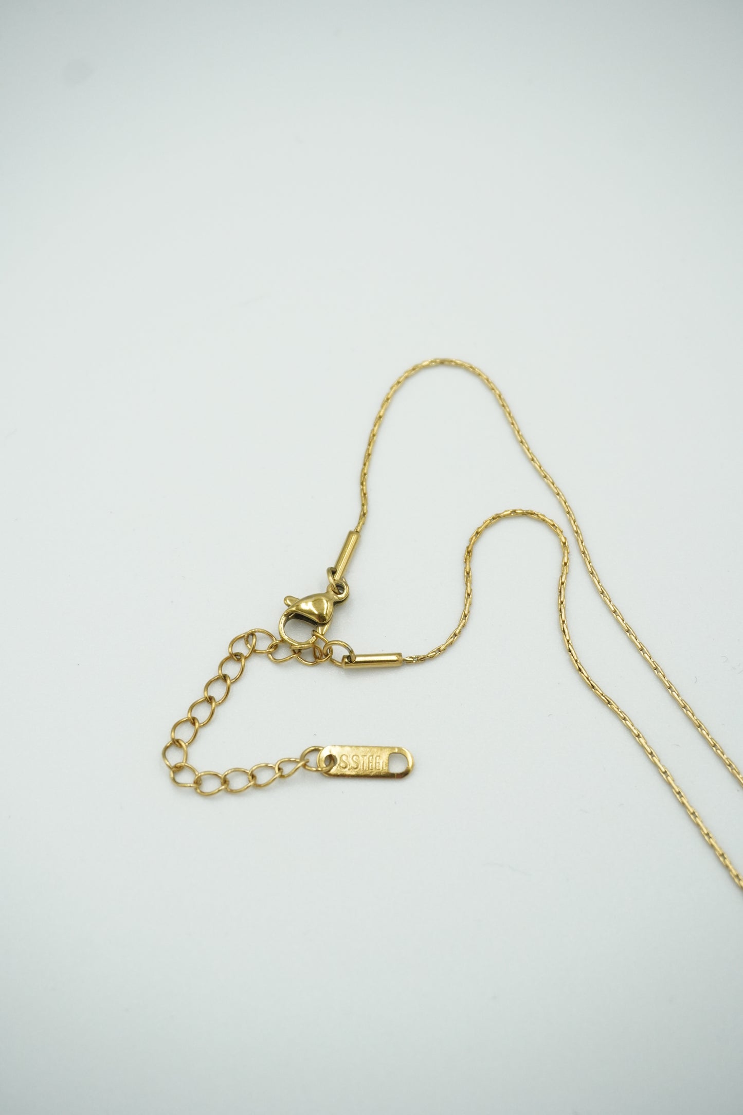 Black Square Pendant Necklace