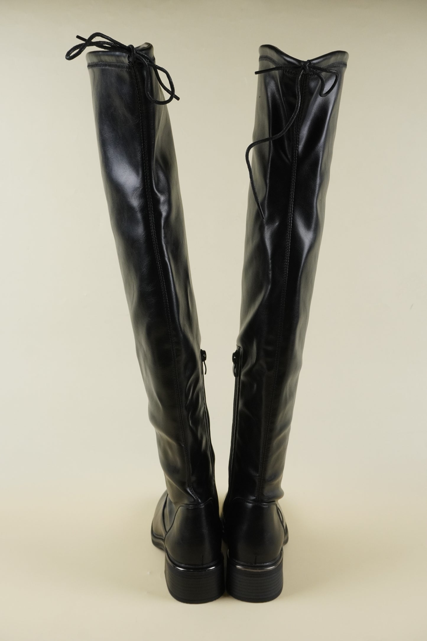 Térd Fölötti Csizma - Fekete