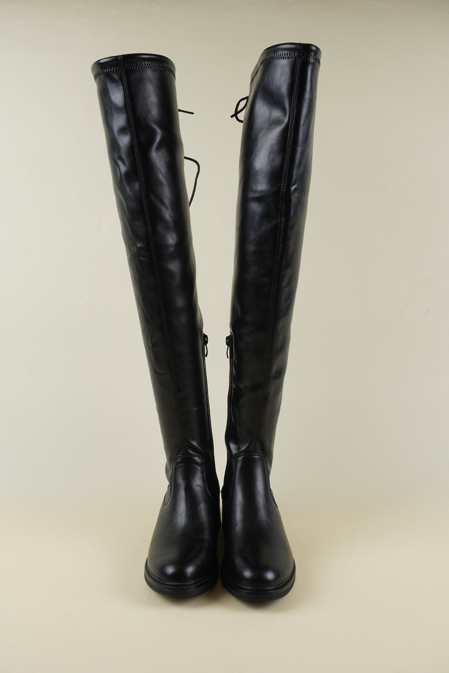 Térd Fölötti Csizma - Fekete