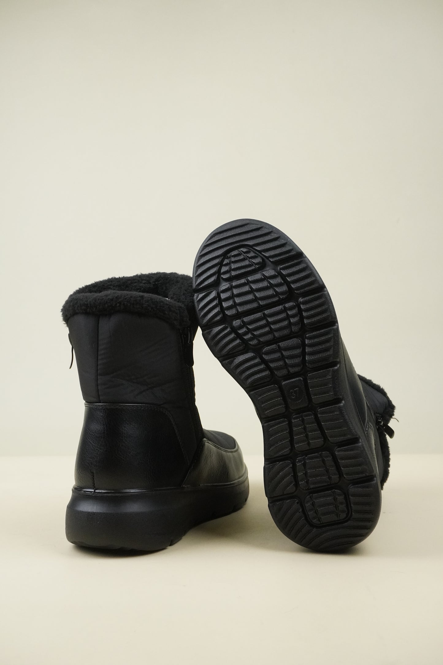 Women's Winter Snow Boots - Black