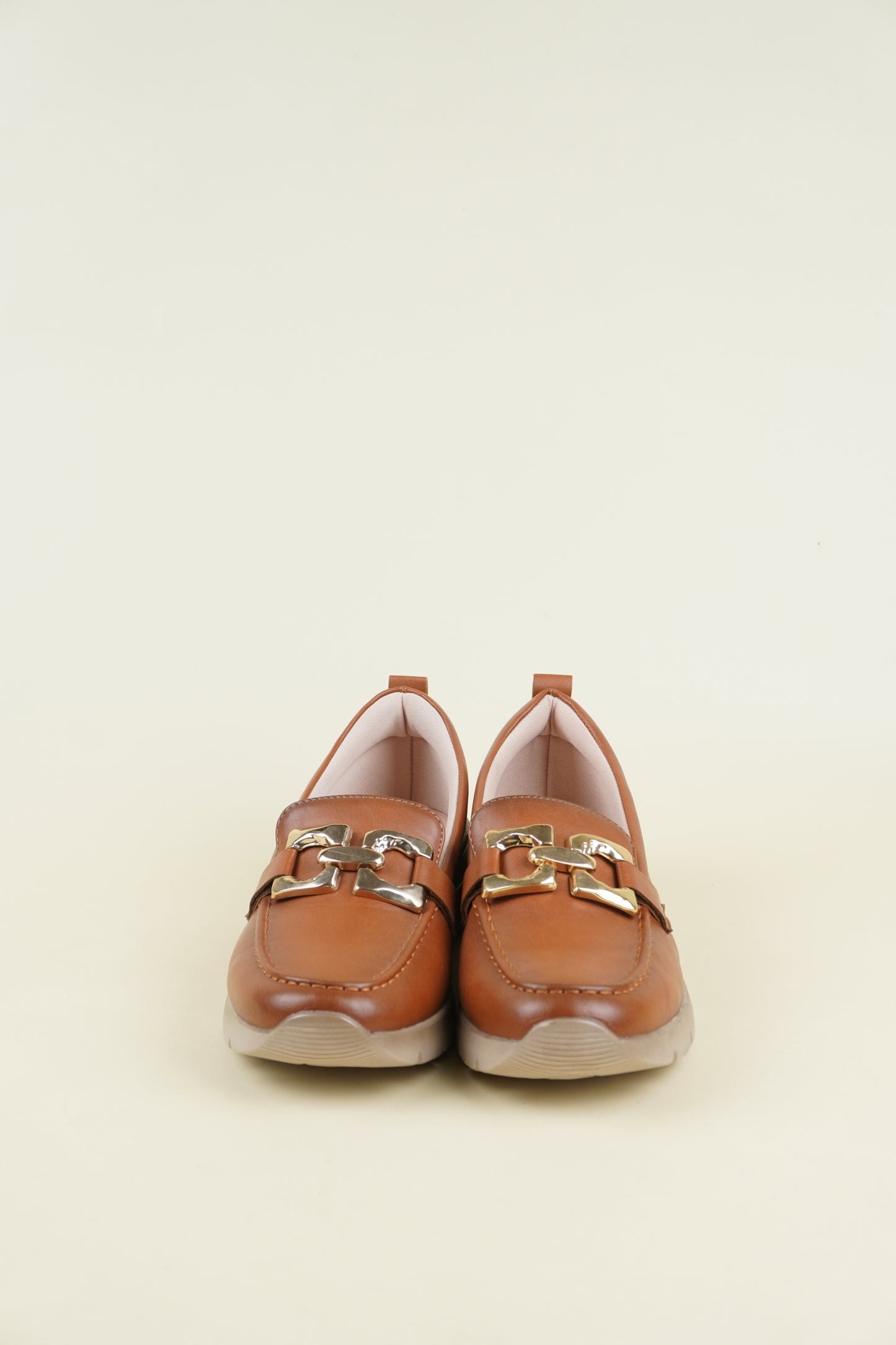 Ladies' Wedge Loafers - Camel