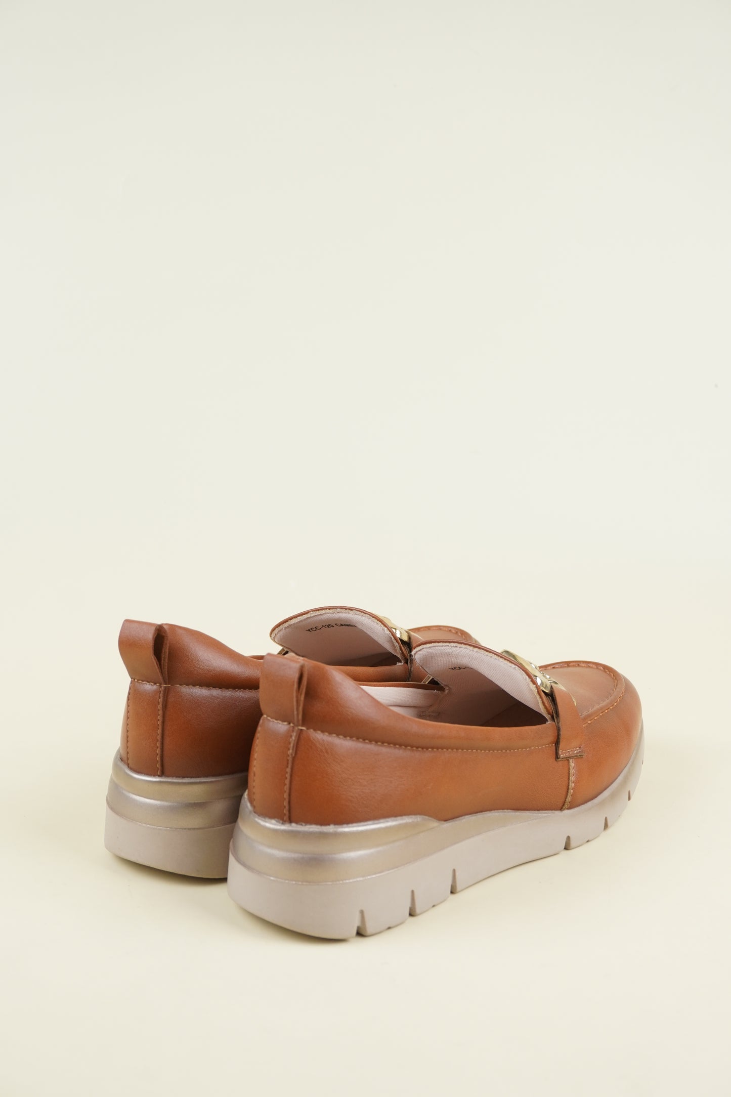 Ladies' Wedge Loafers - Camel